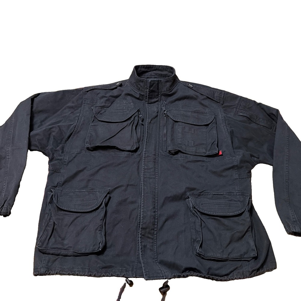Woolrich Elite Series Tactical Jacket – Men's XL Black, Teflon Fabric Protector
